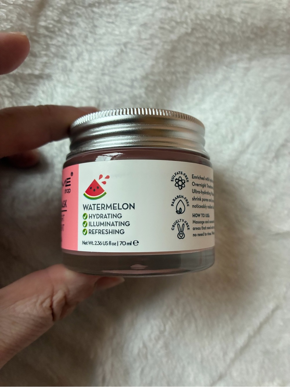 Watermelon Gelée Mask Overnight Treatment - The Crème Shop - Picture 2 of 6